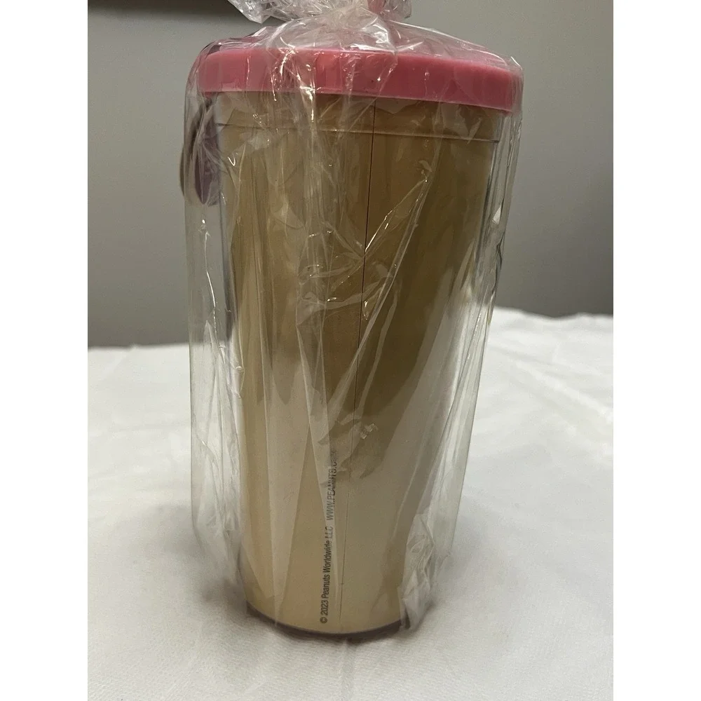 Peanuts Snoopy Iced Coffee Tumbler Set of 2 Just Beachy Doghouse Charlie Brown